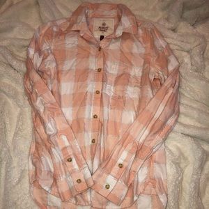 Pink + White Flannel